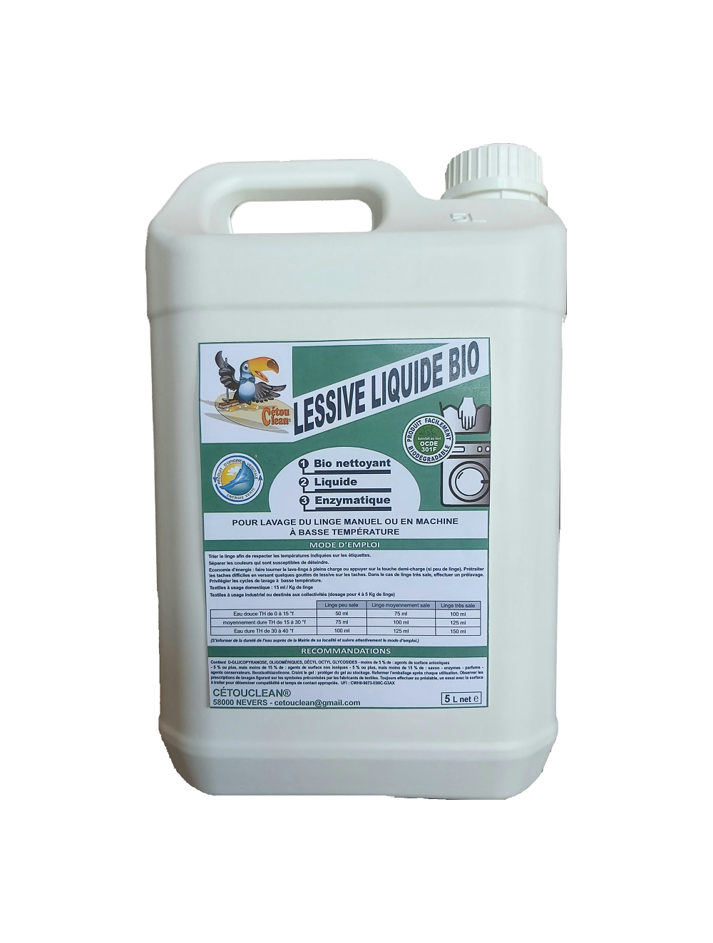 Lessive liquide bio