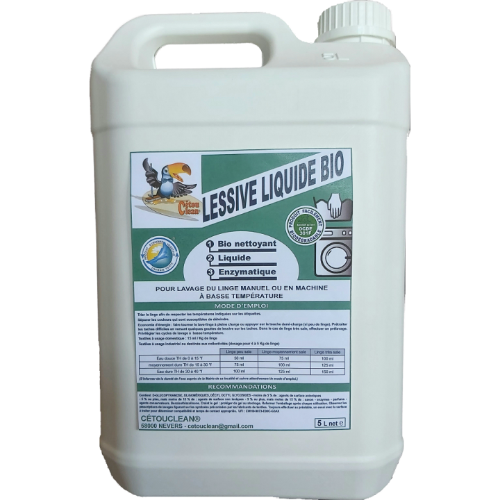 Lessive liquide bio