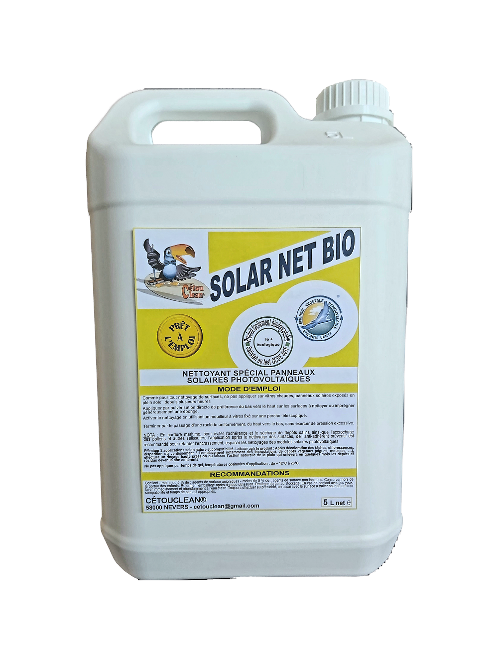 nettoyant panneaux solaire