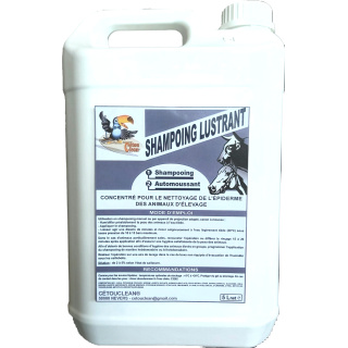 Shampoing professionnel lustrant pour animaux