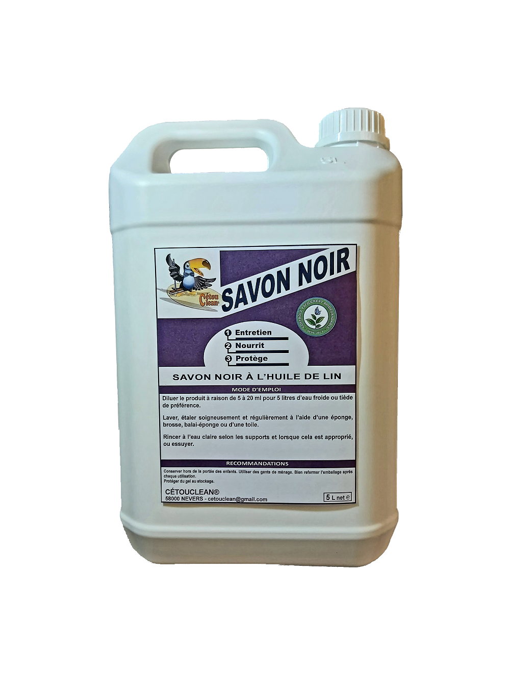 savon noir liquide entretien maison