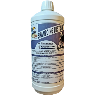 Shampoing professionnel lustrant pour animaux