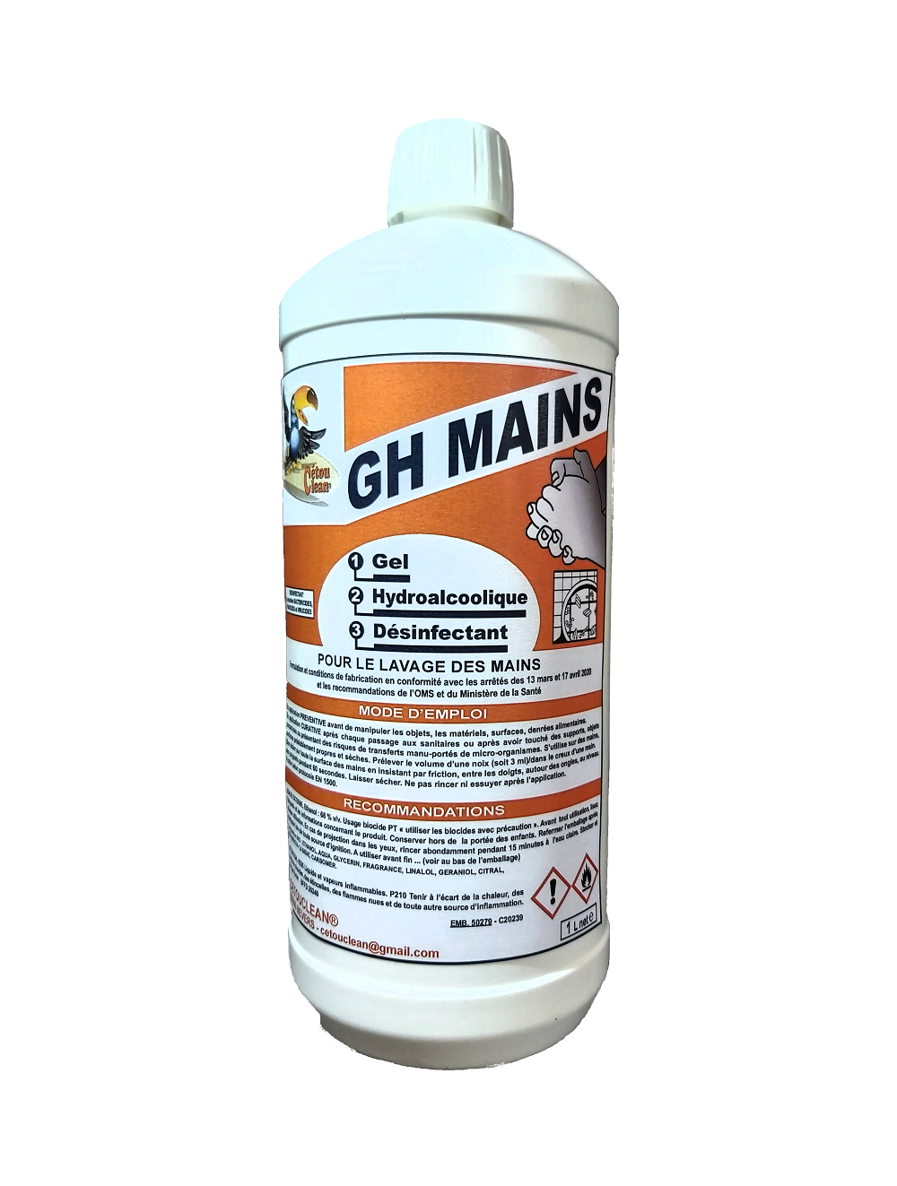 gel hydroalcoolique
