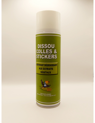 dissous colles et stickers