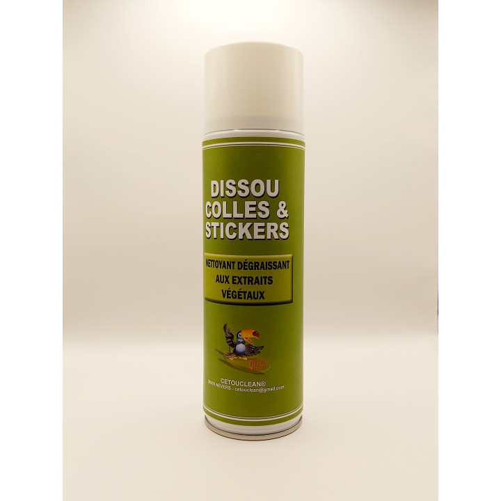 dissous colles et stickers