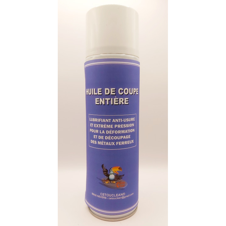 aérosol huile de coupe