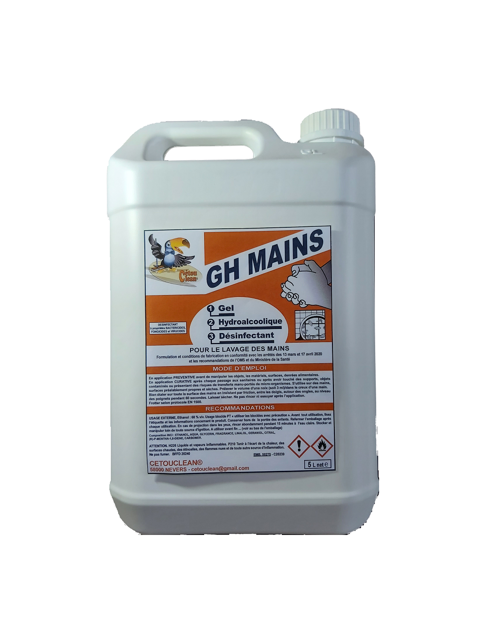 Gel hydroalcoolique